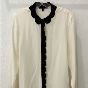 Banana Republic Silk button-down Blouse (Size: Medium)